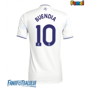 Aston Villa Emiliano Buendia #10 Tricou Fotbal Replică 2025-26 Femei Treilea
